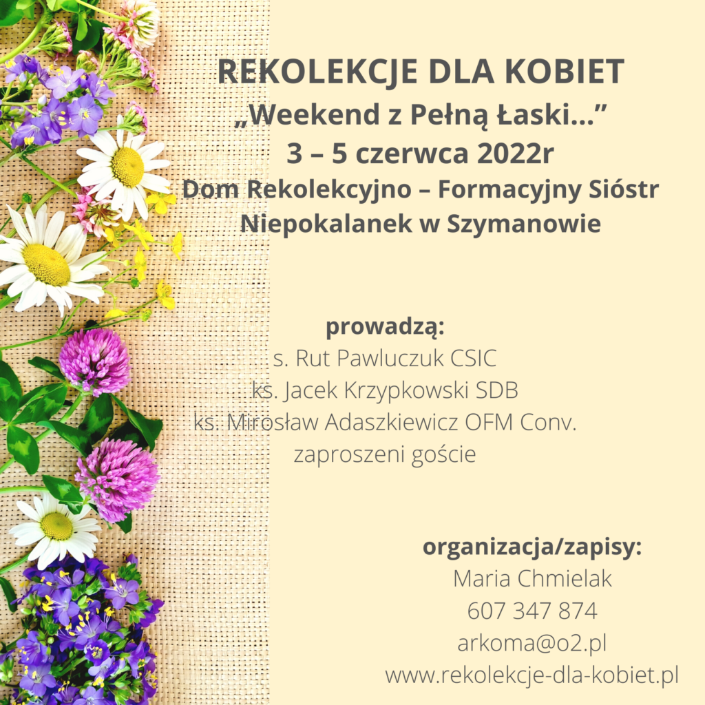 Rekolekcje dla Kobiet - Grudzień