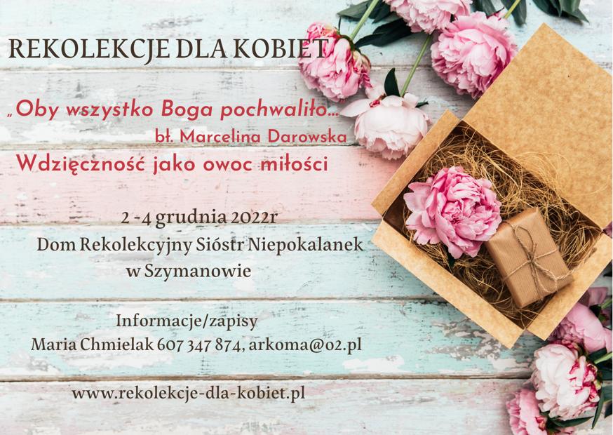 Rekolekcje dla Kobiet - Grudzień
